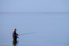 Рыбак в Актау